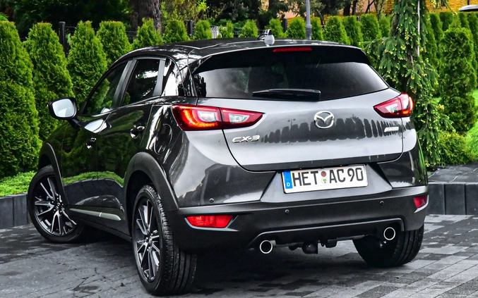 Mazda CX-3 cena 78900 przebieg: 111812, rok produkcji 2019 z Brzozów małe 704